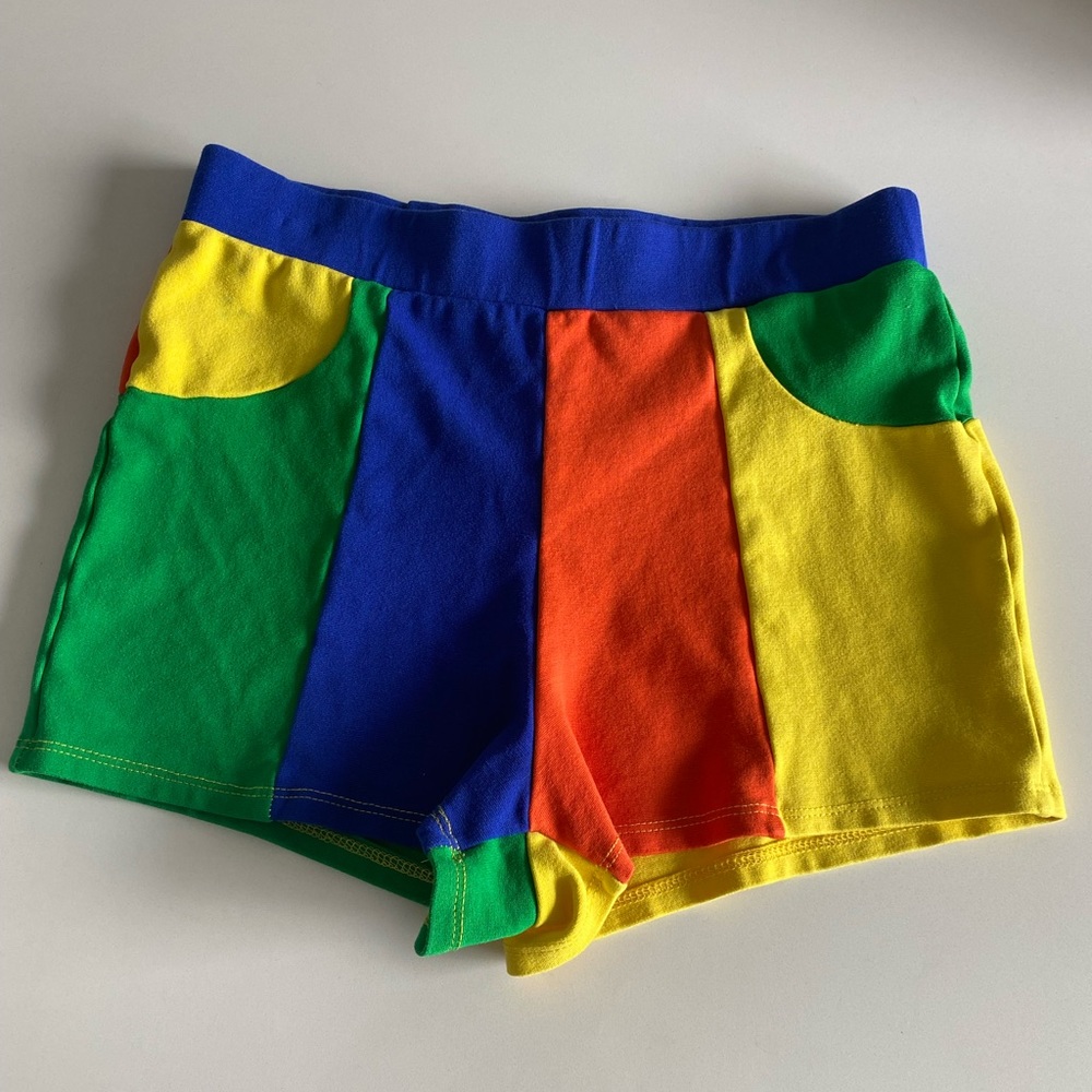 Cherry Mellow Booty Shorts Color Block